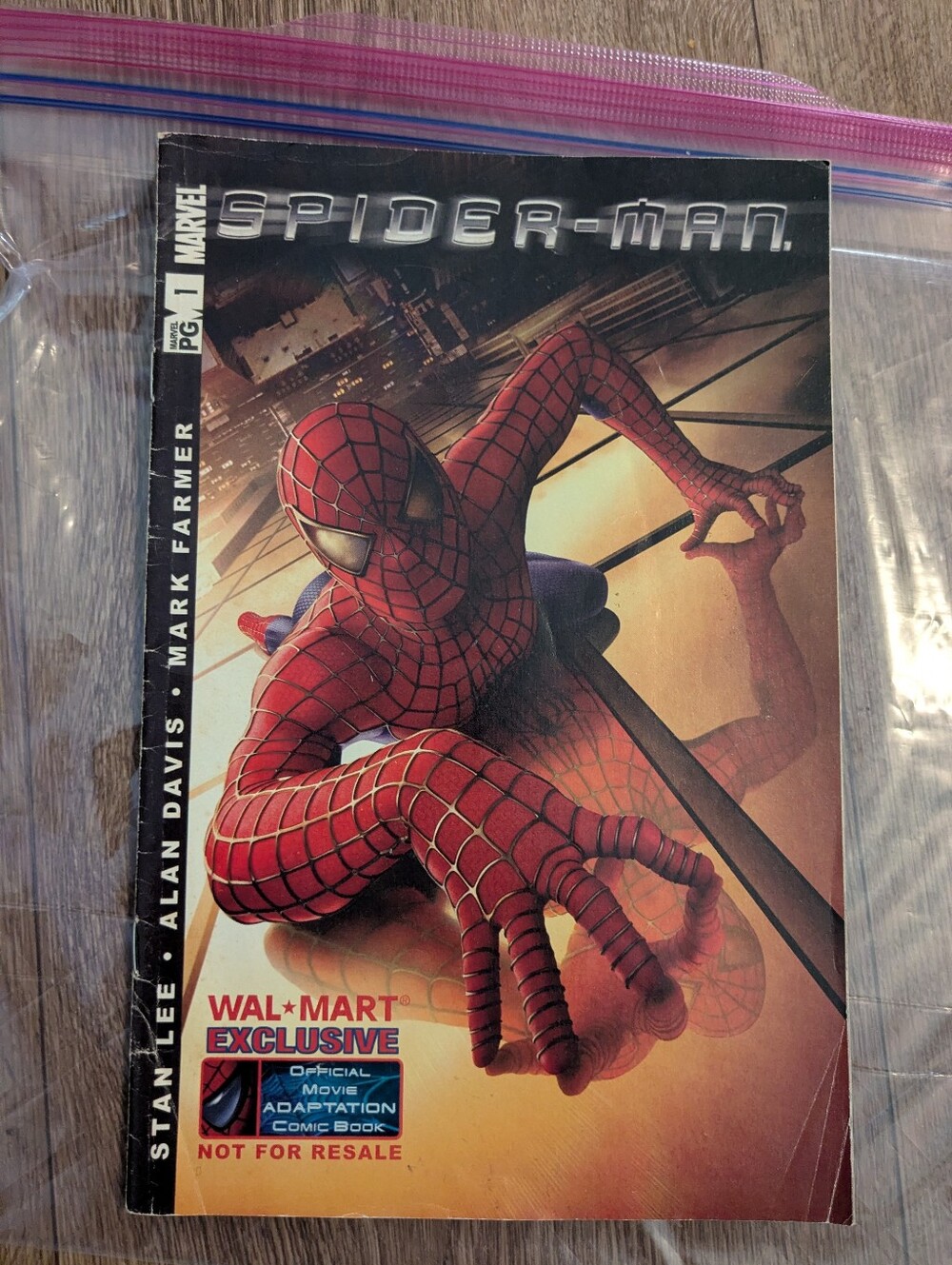 Walmart Exclusive 2002 Comic Book Spider Man